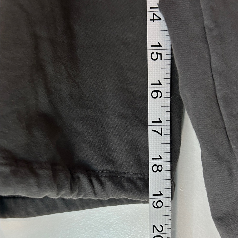 Stateside Gray Women's Funnel Neck Draw String Hoodie Top Size S - Picture 4 of 13